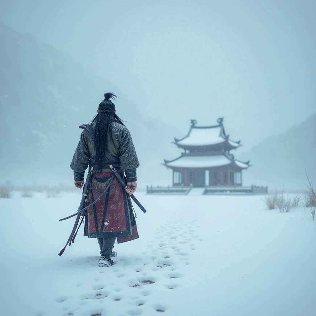莽苍踏雪行