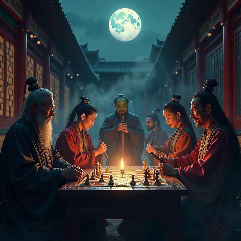 挥洒缚豪英